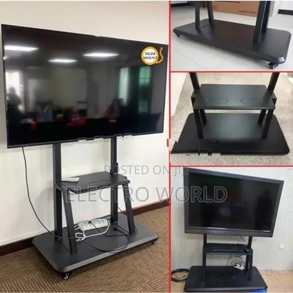 Smart Board Stand Trolley Movable Heavy Duty 43″-100″