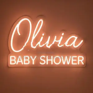 Neon Name Boards for Baby Showers