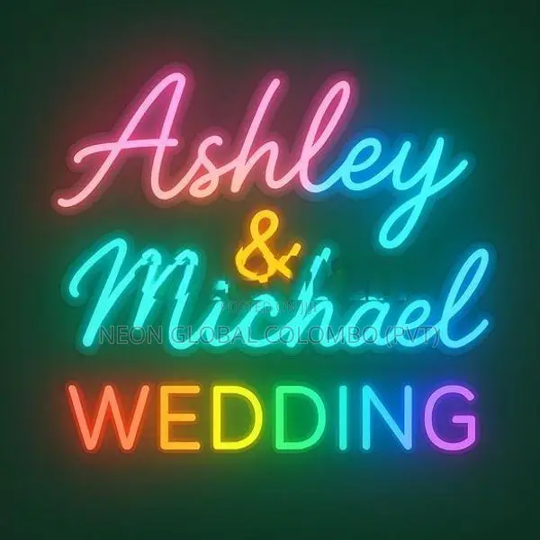 Wedding LED Neon Backdrops – Book Now