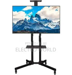 Portable Smart Tv Mobile Cart 26"-55" Rolling Stand