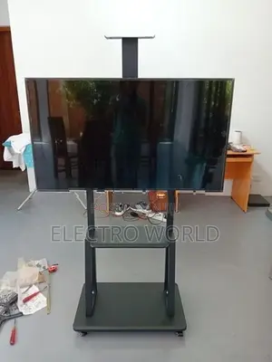 Smart Tv Stand Portable Mobile Cart Movable 32"-75"