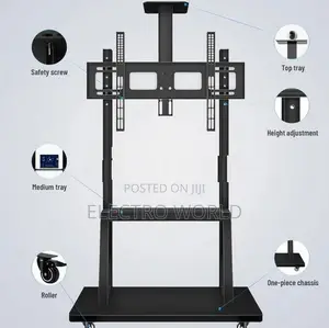 Smart Board Stand Trolley Movable Heavy Duty 43″-100″