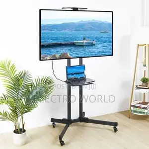 Portable Smart Tv Mobile Cart 26"-55" Rolling Stand