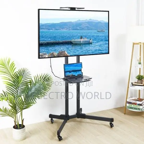 Portable Smart Tv Mobile Cart 26"-55" Rolling Stand