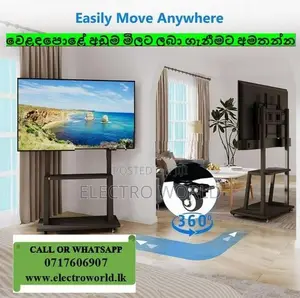 Smart Board Stand Trolley Movable Heavy Duty 43″-100″