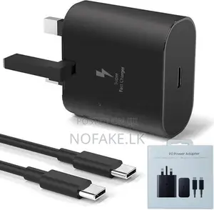 Samsung 25W Power Adapter And Type C to Cable