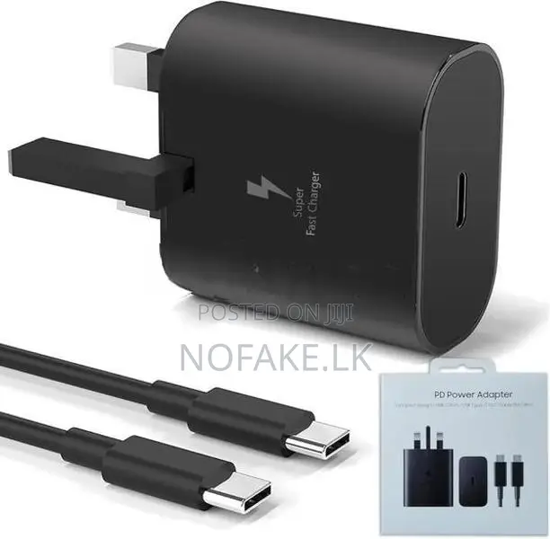 Samsung 25W Power Adapter And Type C to Cable