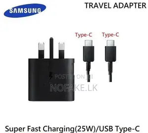 Samsung 25W Power Adapter And Type C to Cable