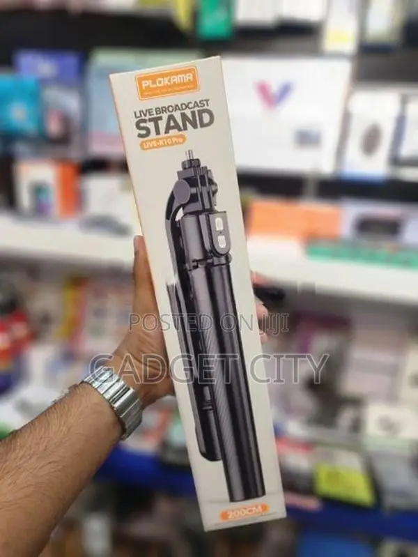 Plokama Live K10 Pro Selfie Stick Tripod