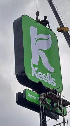 Vacuumed Forming Supermarket Name Signs