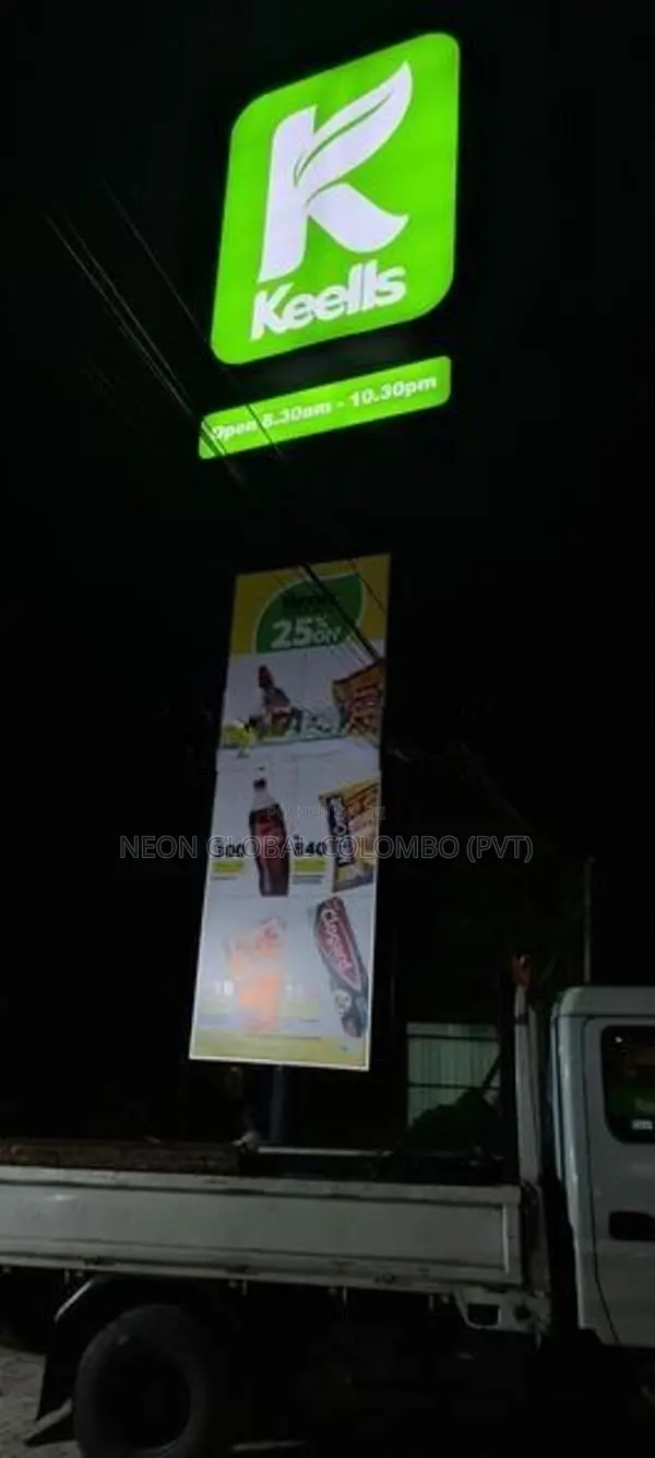 Vacuumed Forming Supermarket Name Signs