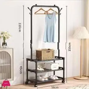 Single Row Balcony Coat & Clothes Rack