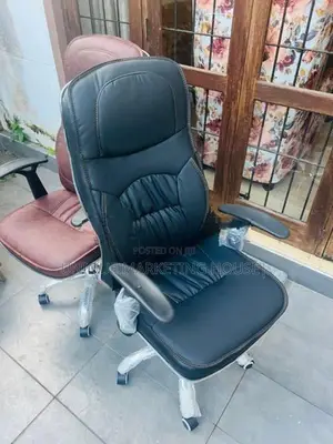 BK Adjustable Leather Office Chairs