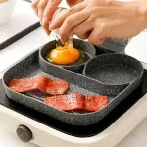 2 Hole Grill Fryer Pan - High Quality-