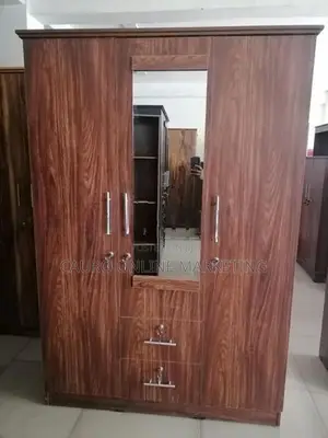 New Melamine 3 Door Cupboard Wardrobe 6*4 Ft