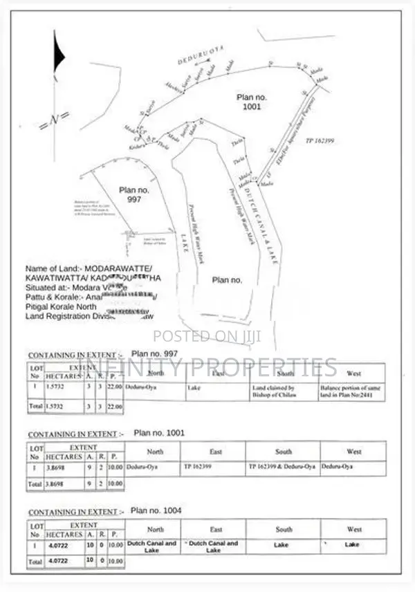 (AFA784) Water Front 23.5 Acre Land Sale At Chilaw