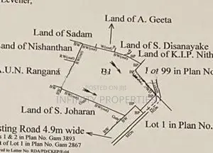 (AFA794) 34.16 Perch Land Sale At Wattala