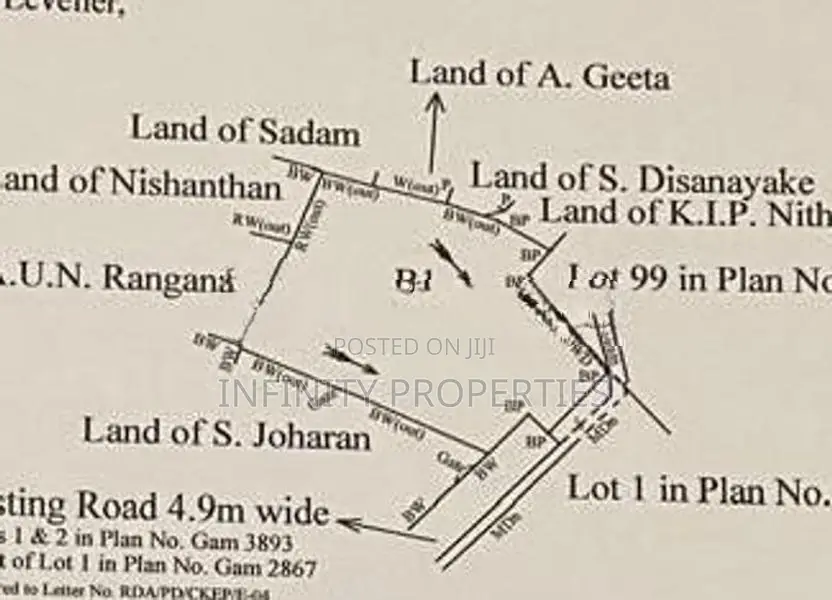 (AFA794) 34.16 Perch Land Sale At Wattala