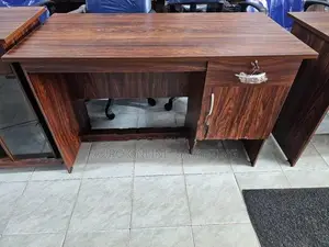 new melamine 4*2 ft office table cupboard