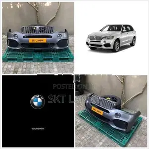 Genuine Bmw X5 M Sport 2017 Complete Front Bumper headlight nose cut