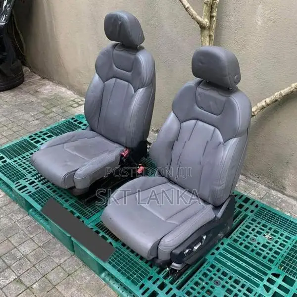 Genuine Audi Q7 S Line 2017 Front Electric Leather Seats Grey