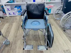 Commode Wheel Chair Fiber Seat