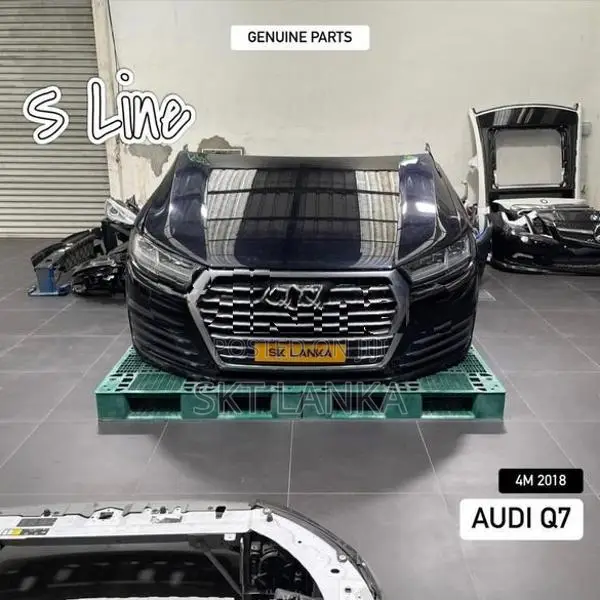 Genuine Audi Q7 S Line 2017 Face Cut bumper bonnet headlight grille