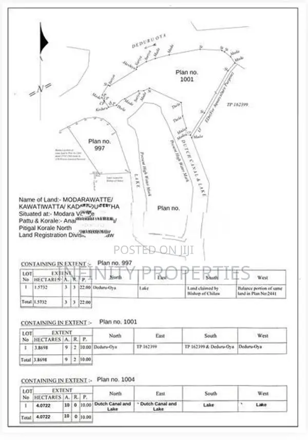 (AFA798) Water Front 23.5 Acre Land Sale At Chilaw