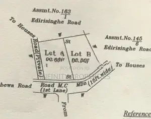 (AFA817) 8.6 P + = 17.2 Land Sale At Nugegoda