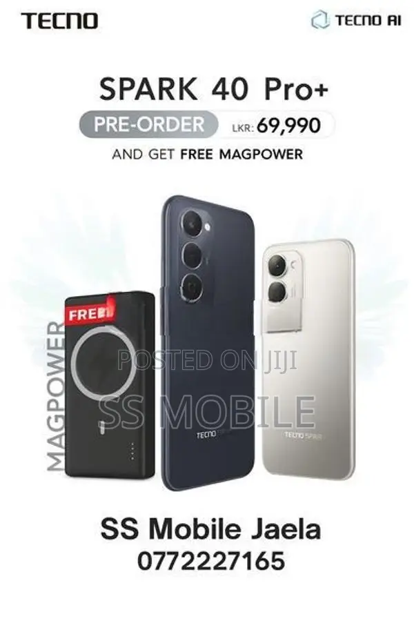 Tecno Spark 40 Pro Plus 8/256GB (Brand New)