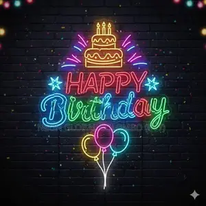 Stylish Neon Signs for Birthdays & Parties