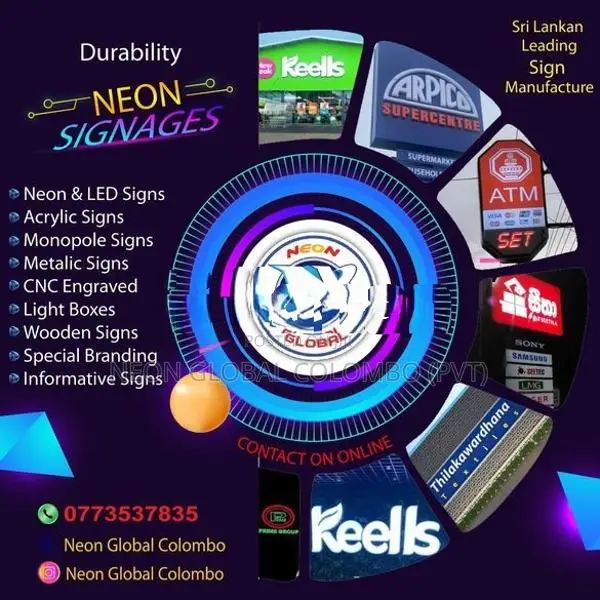Custom Supermarket, Textile Shops, Finance Branding Boards