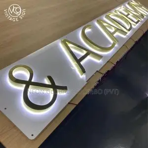 Neon, Acrylic, Aluminum, Frontlit / Backlit - Illuminated Sign Boards