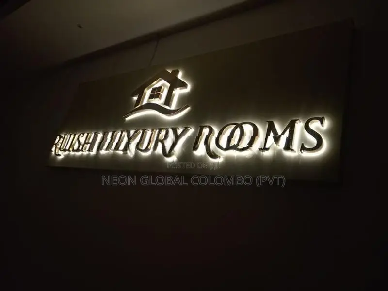 Indoor Illuminated Sign - Backlit logo light box Signage