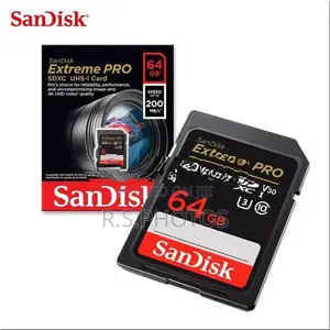 SanDisk 64GB 200MB/s Extreme Pro Memory Card