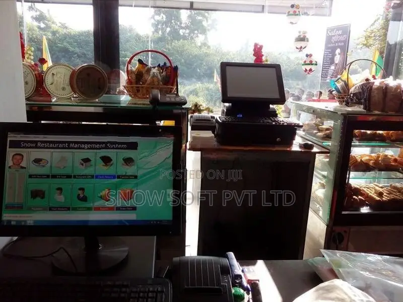 Pos Billing Software with Printer Scanner