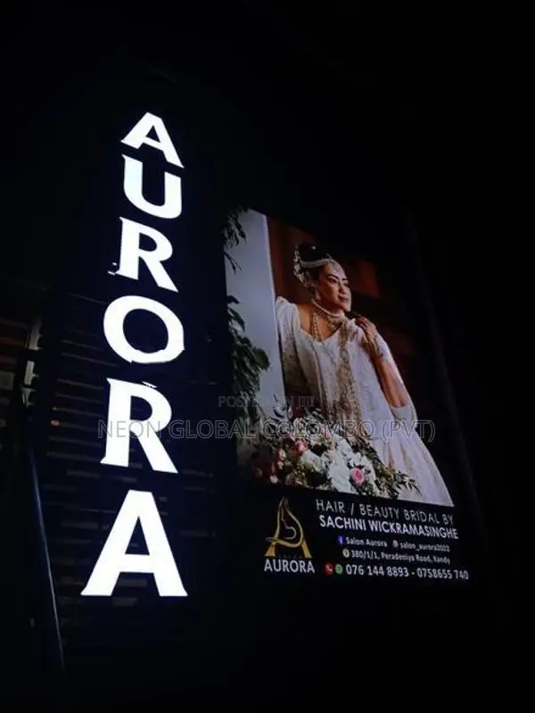 Business Fronts Light Boards Emboss Letters