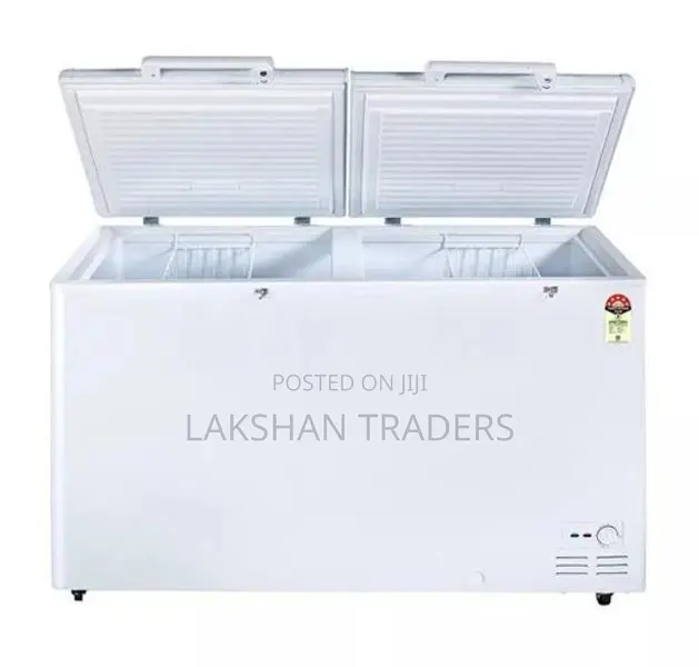 FUJI 400L Double Door Chiller + Freezer with Divider