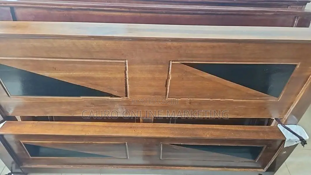 new teak box bed with spring mattress