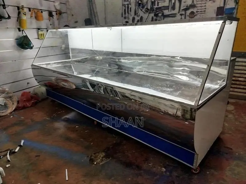 කුකුල් මස් සහ මාළු ශීතකරන. Chicken & Fish Display Coolers dp 33DE456