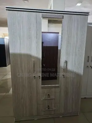 New Ash Colour 3 Door Cupboard 6*4 Ft Wardrobe