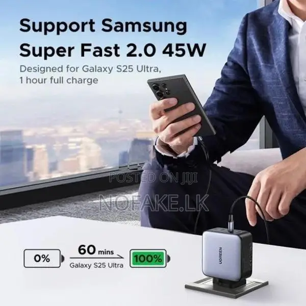 UGreen Nexode 200W 4 Port 140W Max GAN Charging Adapter