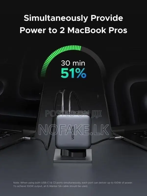 UGreen Nexode 200W 4 Port 140W Max GAN Charging Adapter