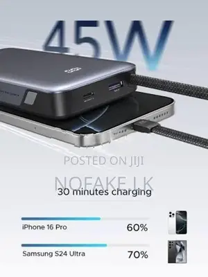 UGREEN 45W 20000mAh In Built Type C Cable Safe Charging Power Bank