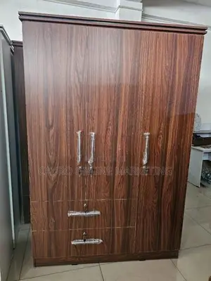 New Melamine 3 Door L Cupboard 6x4 Wardrobe