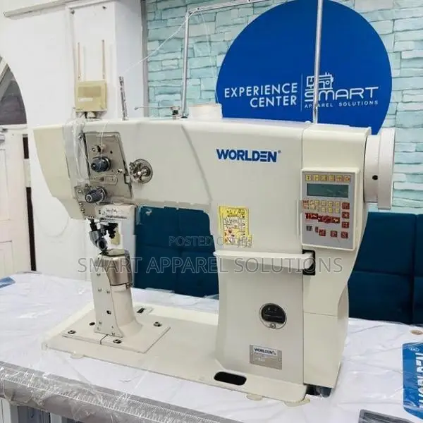 WORLDEN Automatic Heavy-Duty Single Needle Roller Foot Machine for sho