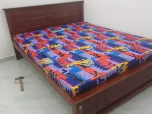 6*5 Queen Box Bed with Double Layer Mattress