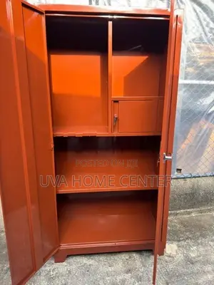 Steel Cupboard with Mirror