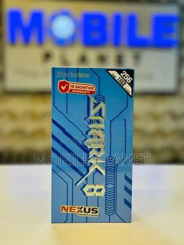 Black view Shark 8 8+8 GB 256GB (Brand New)
