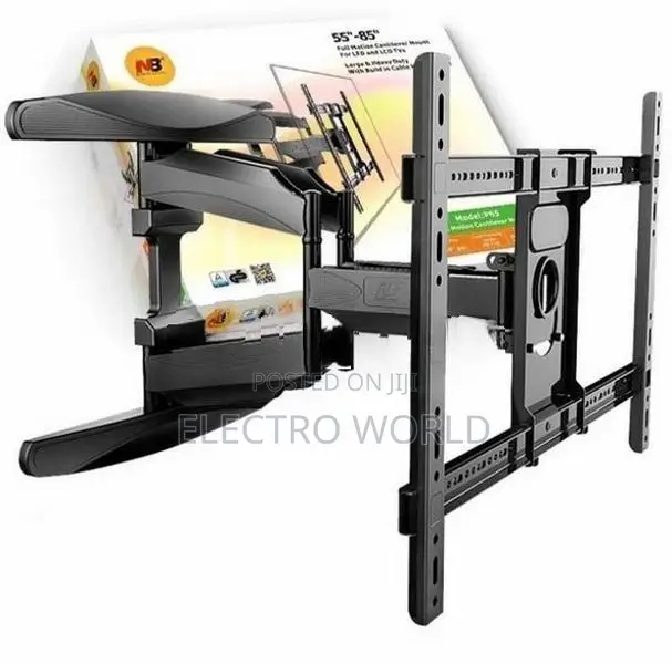 TV Full Motion Large and Heavy-Duty Wall Mount For 55”-85” inches